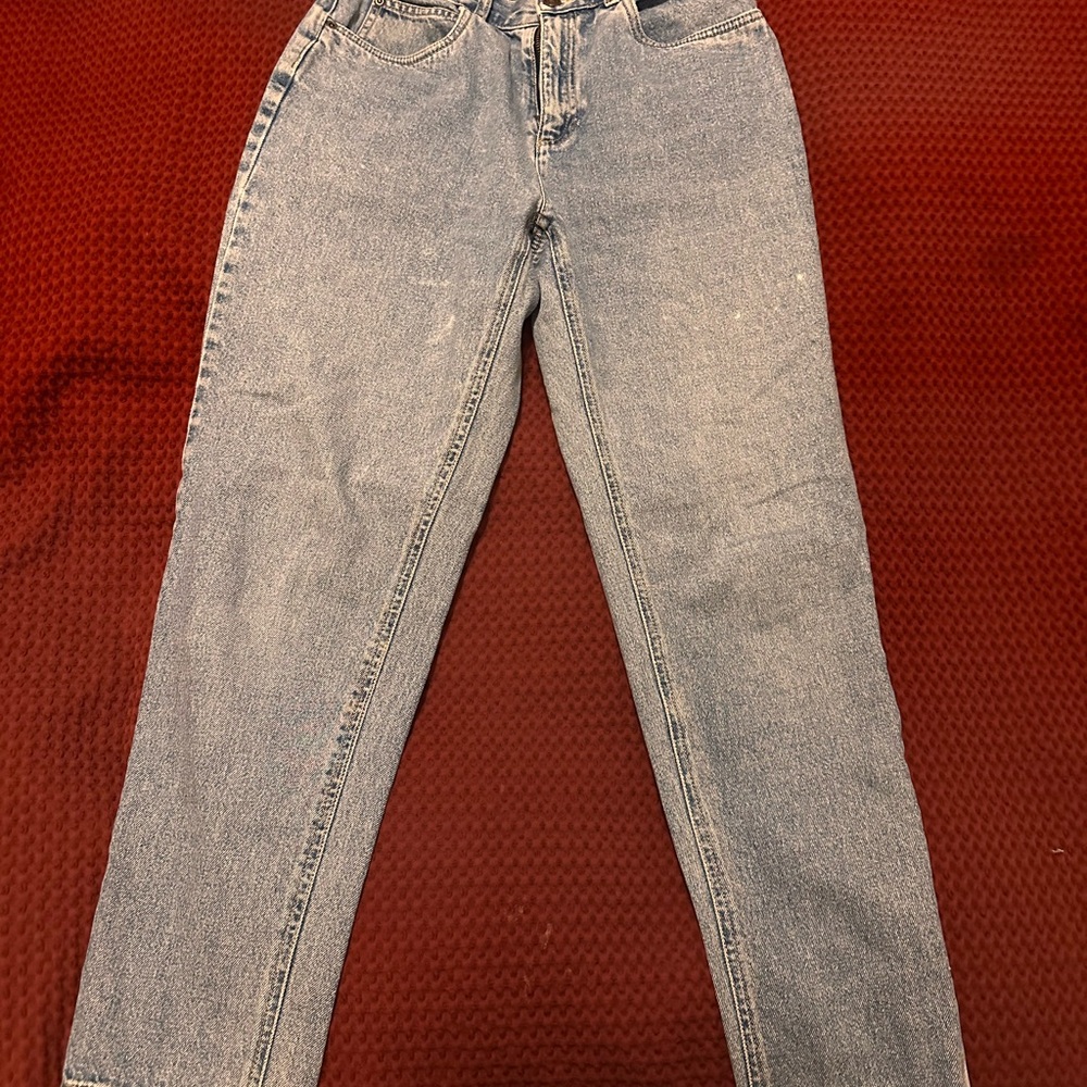 Classic Blue Straight Leg Jeans